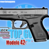 Pistola marca GLOCK modelo 42