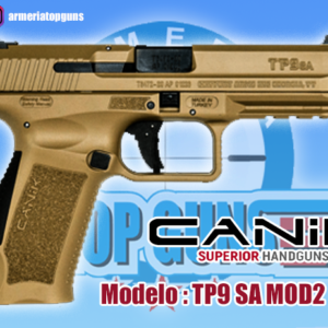 Pistola marca CANIK modelo TP9 SA MOD2 FDE